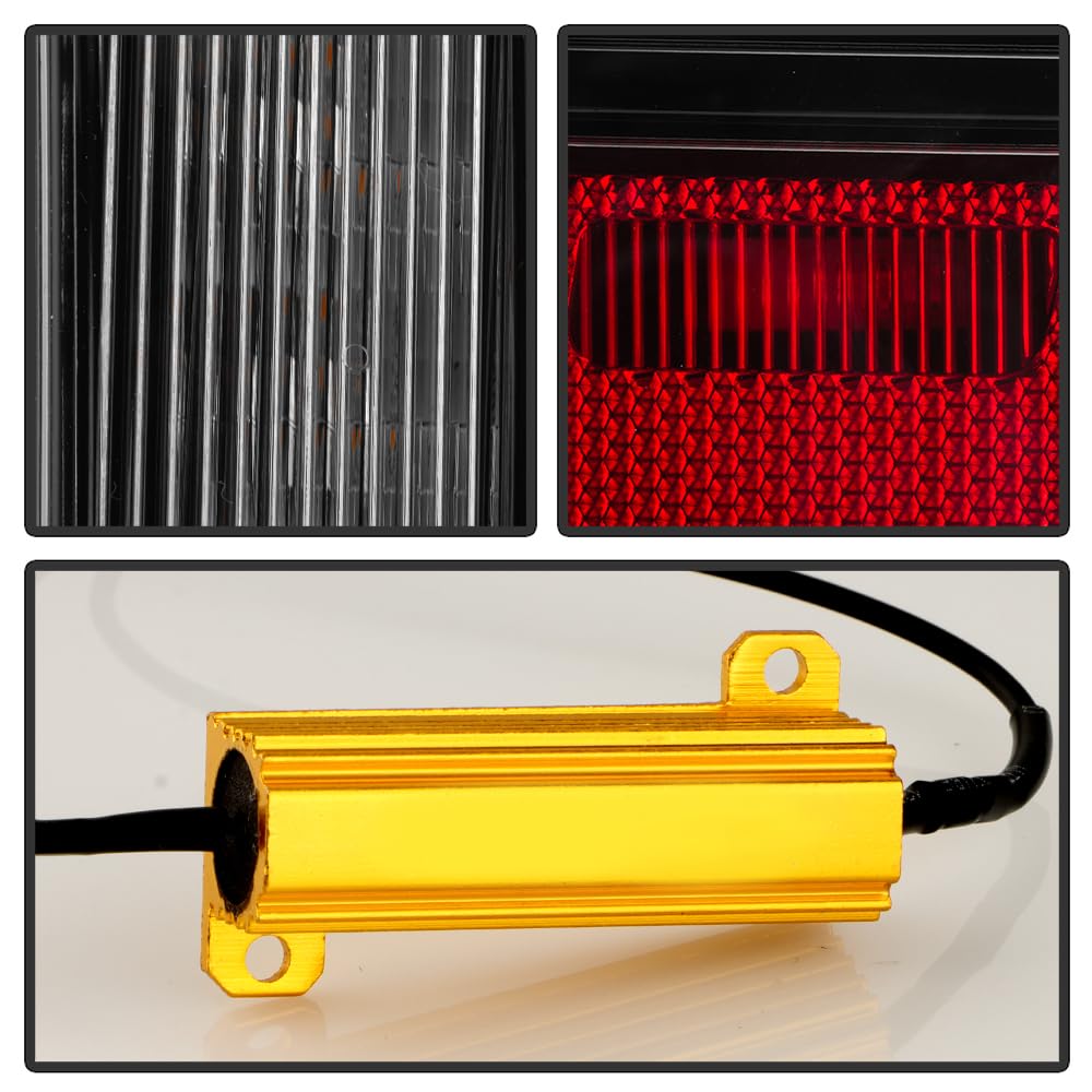 Chevy Suburban/Tahoe (POE) 21-24 OE+ Full LED Tail Light - Black (2021 Yukon Style)