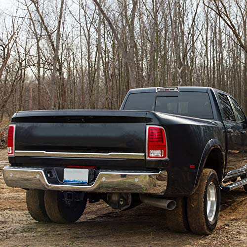 Chrome Top Mount SPEC-D TUNING LED 3rd Third Brake Light Compatible with 2009-2013 Dodge Ram 1500, 2010-2013 Dodge Ram 2500/3500