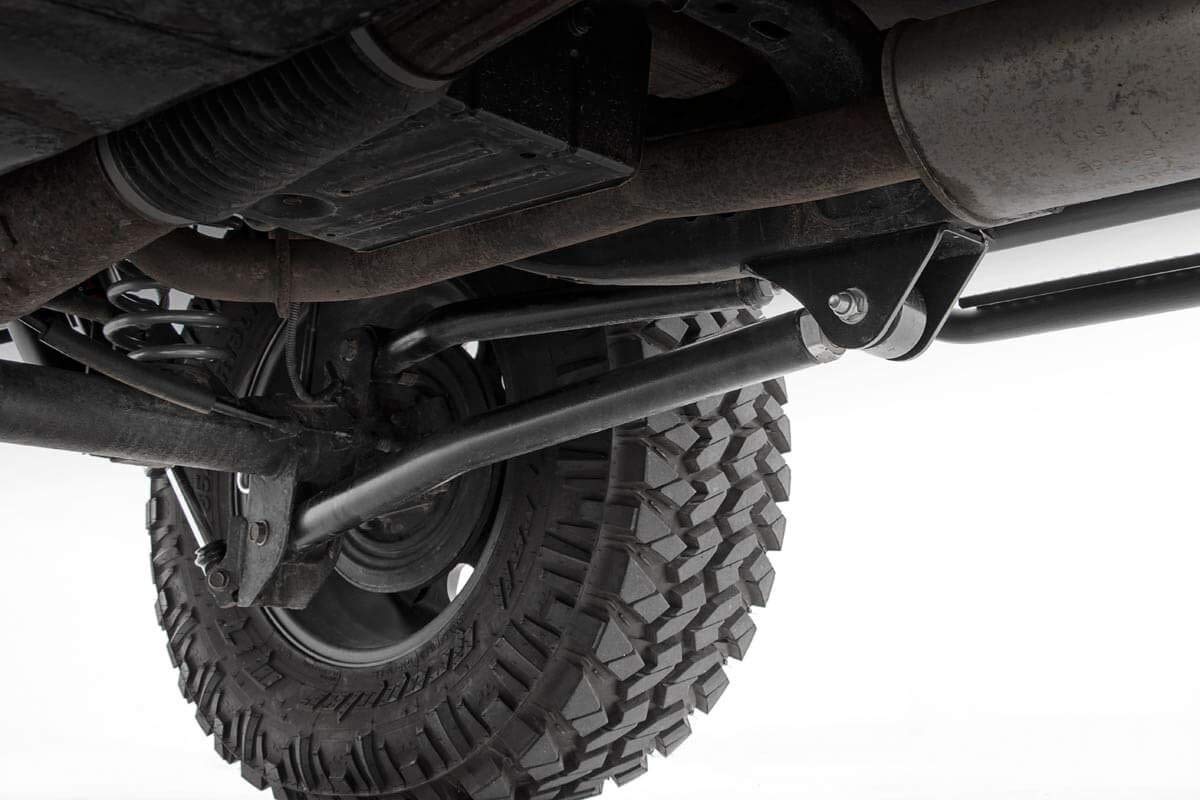 4" Rough Country Long Arm Upgrade Kit for 2007-2018 Jeep Wrangler JK - 78600U