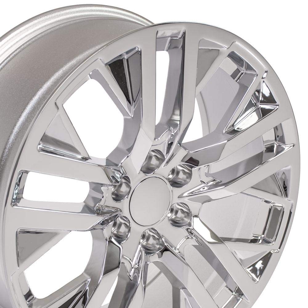 22 Inch OE Wheels CV38 Rim Fits Sierra 1500 Style 6x139.7 22x9 Chrome - Hollander 5903 (1)