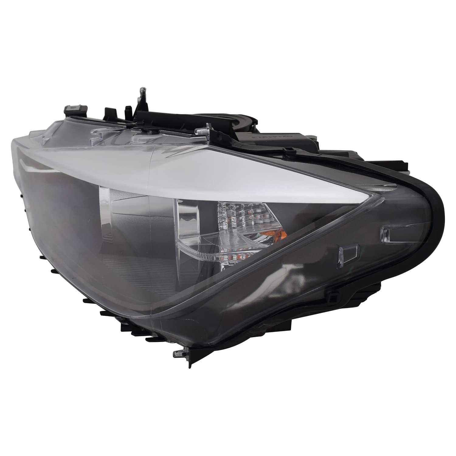 Left TYC Headlight Assembly Compatible with 2012-2015 BMW 3 Series