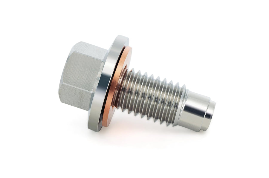 HPS Magnetic Oil Drain Plug Bolt Stainless Steel Compatible for Cadillac Chevrolet GMC Pontiac Saturn vehicles, MDP-M12x175