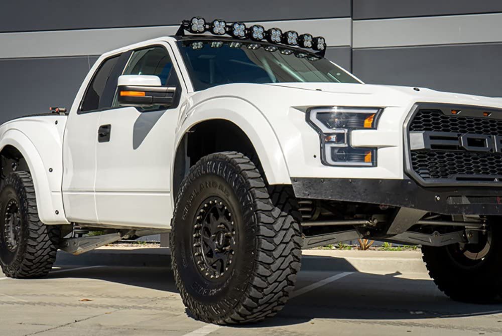 XL Sport Baja Designs LED Linkable Light Bar Kit with Links, Rock Guards - Universal Fit, 104w (4 XL LED)