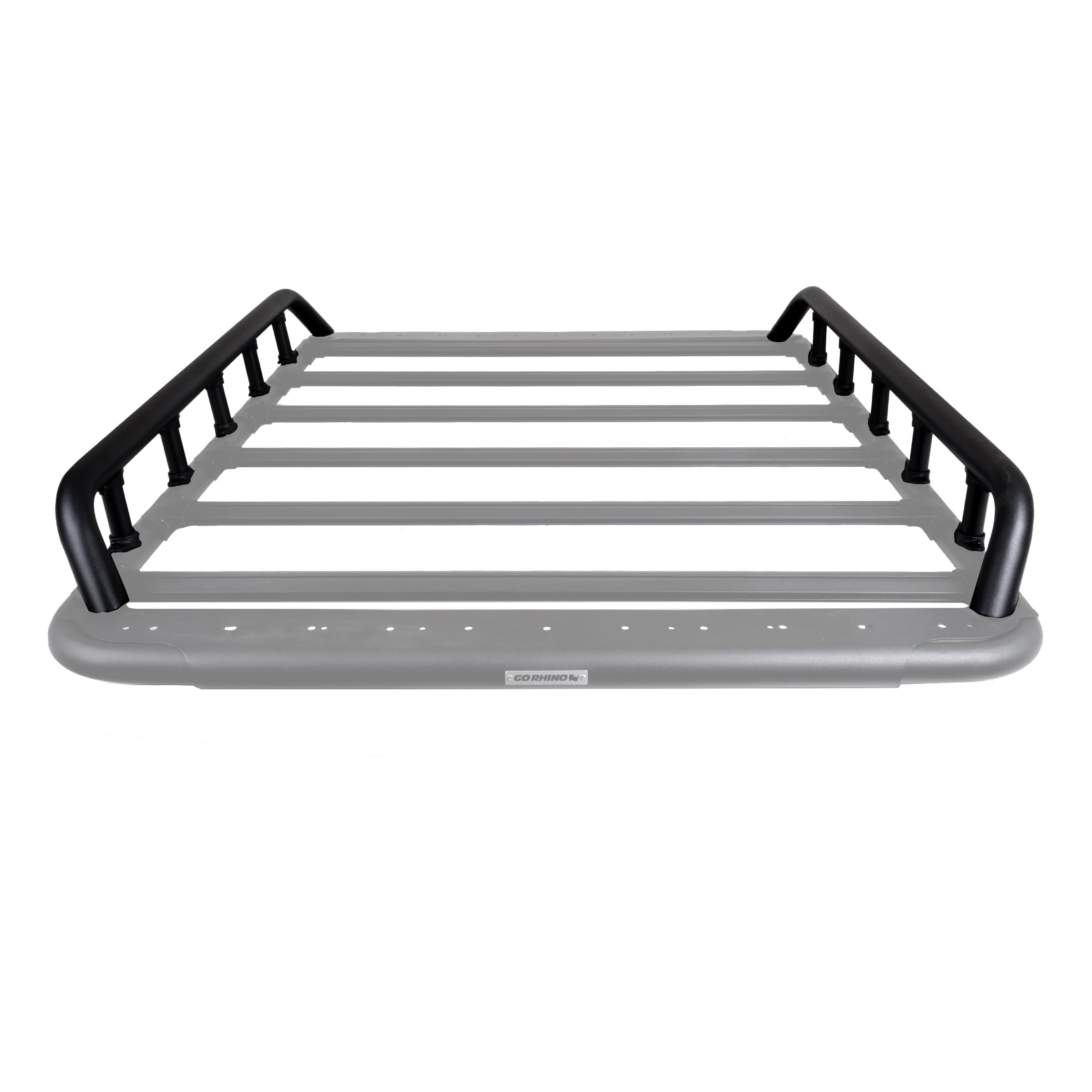 Go Rhino Dual Rail Kit SRM500 | Aluminum, Textured Black | 5935061T | Fits Go Rhino 65" SRM500 Roof Racks