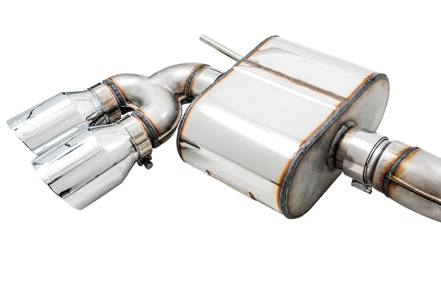 Mk7 Golf R AWE Tuning SwitchPath Exhaust w/Chrome Silver Tips 102mm - 3025-42064