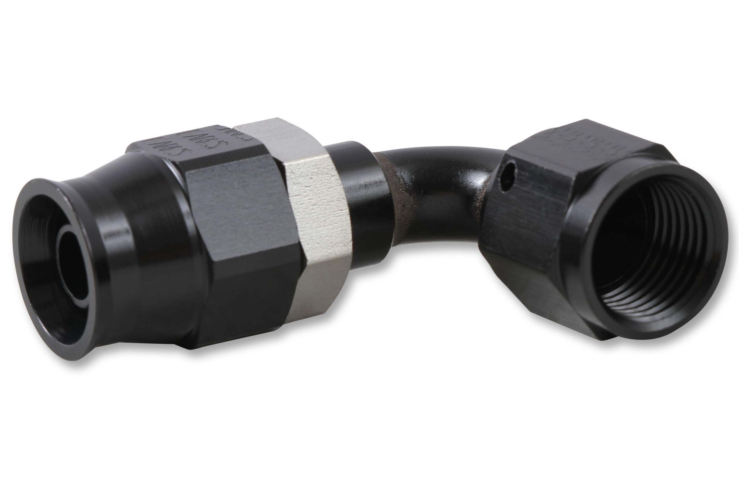 Earl's Adj. Tube 90 Degree Speed-Seal Hose End, -6 Hose Size, 6 Nut Size AT609236ERL