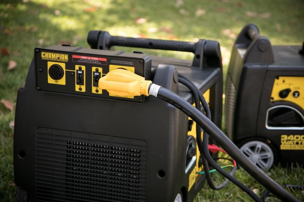 50-Amp Champion Power Equipment ParaLINK Parallel Kit for Linking Two 2500-Watt or Higher Inverter Generators, RV Ready