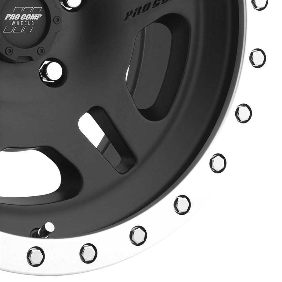 PXA29 Pro Comp Alloys 16X8 5X4.5 S-BLK MACH 0MM - PXA5129-6865