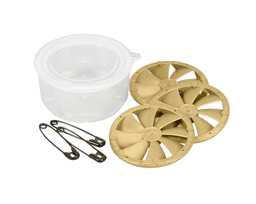 Hunters Specialties Wafer Blades - 3 Wafer Blades for Use with Blade Driver, 3 Safety Pins Included - 2 HOT Does