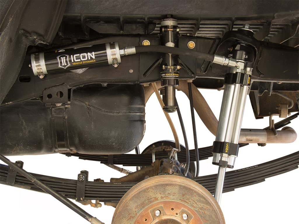 Rear ICON Vehicle Dynamics RTX 2.5 Omega Bypass RR Shocks, Pair, Compatible with 2005-Up Toyota Tacoma, 59926P