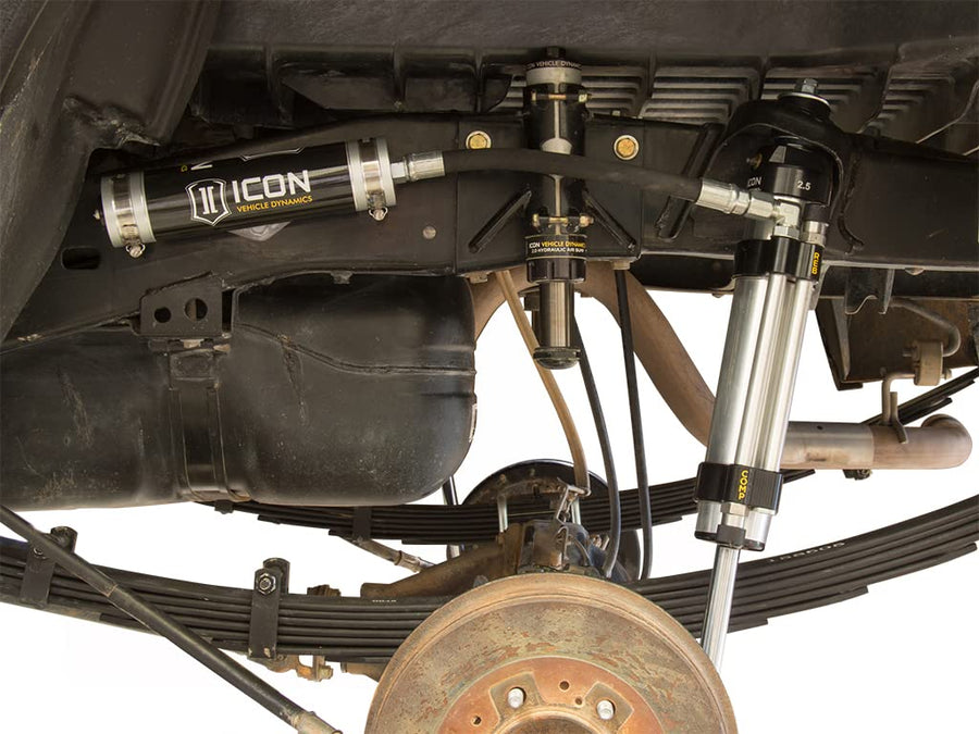 Rear ICON Vehicle Dynamics RTX 2.5 Omega Bypass RR Shocks, Pair, Compatible with 2005-Up Toyota Tacoma, 59926P
