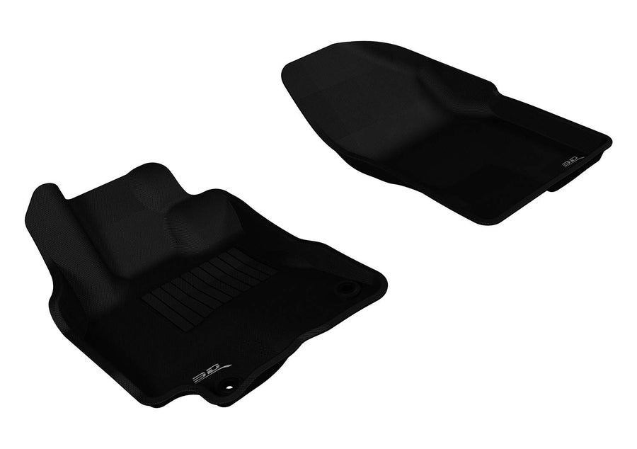 3D MAXpider Kagu Custom Fit Floor Mat (Black) Compatible with Pontiac Vibe 2009-2010 / Toyota Corolla 2009-2013 / Toyota Matrix 2009-2013 - R1