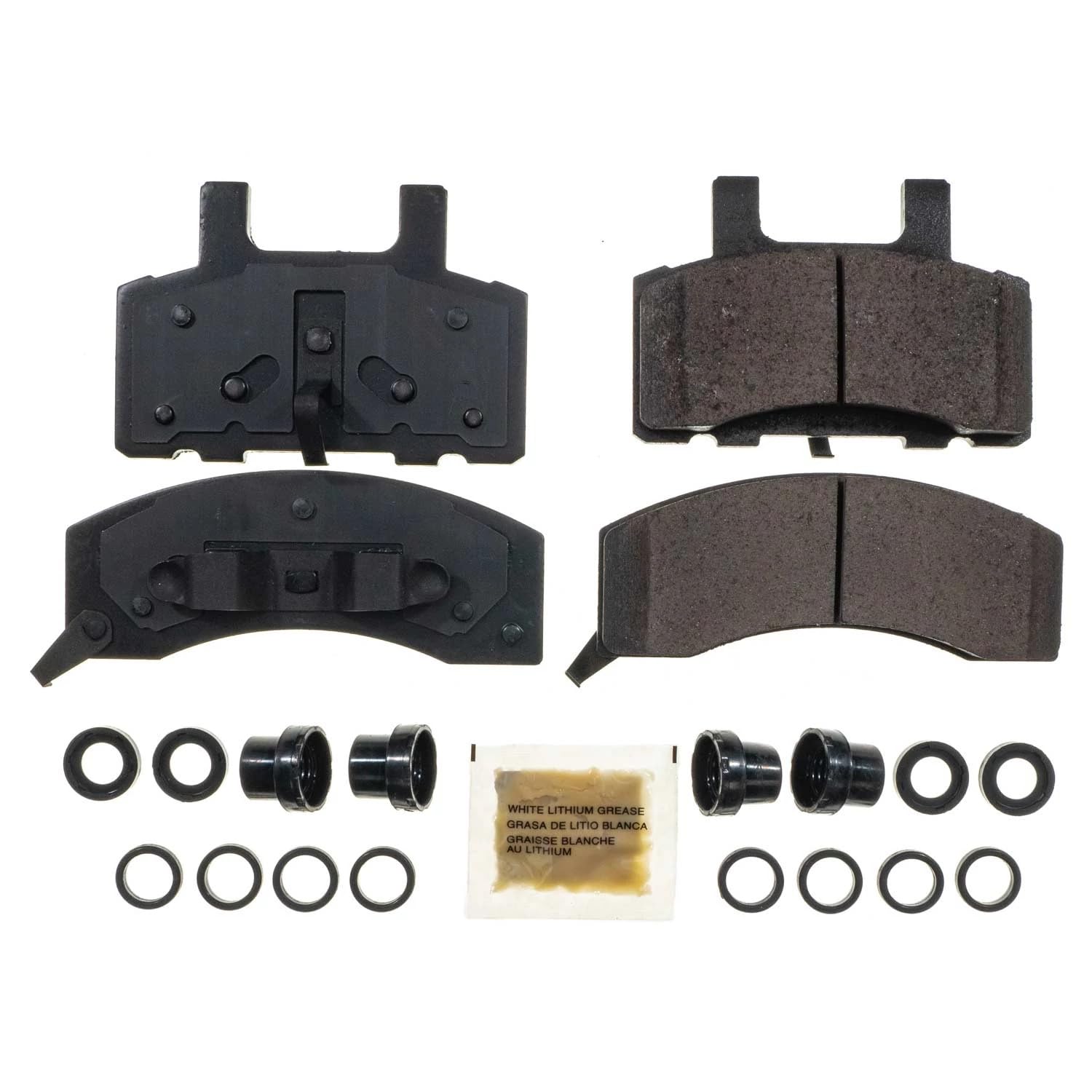 Power Stop Front Brake Kit For Chevrolet C1500 Suburban 1994-99 |C2500 1989-00 |C3500 1988-00 |C2500 Suburban 1992-99 |Express 2500 1996-02 - Ceramic Brake Pads With Installation Hardware, 17-370