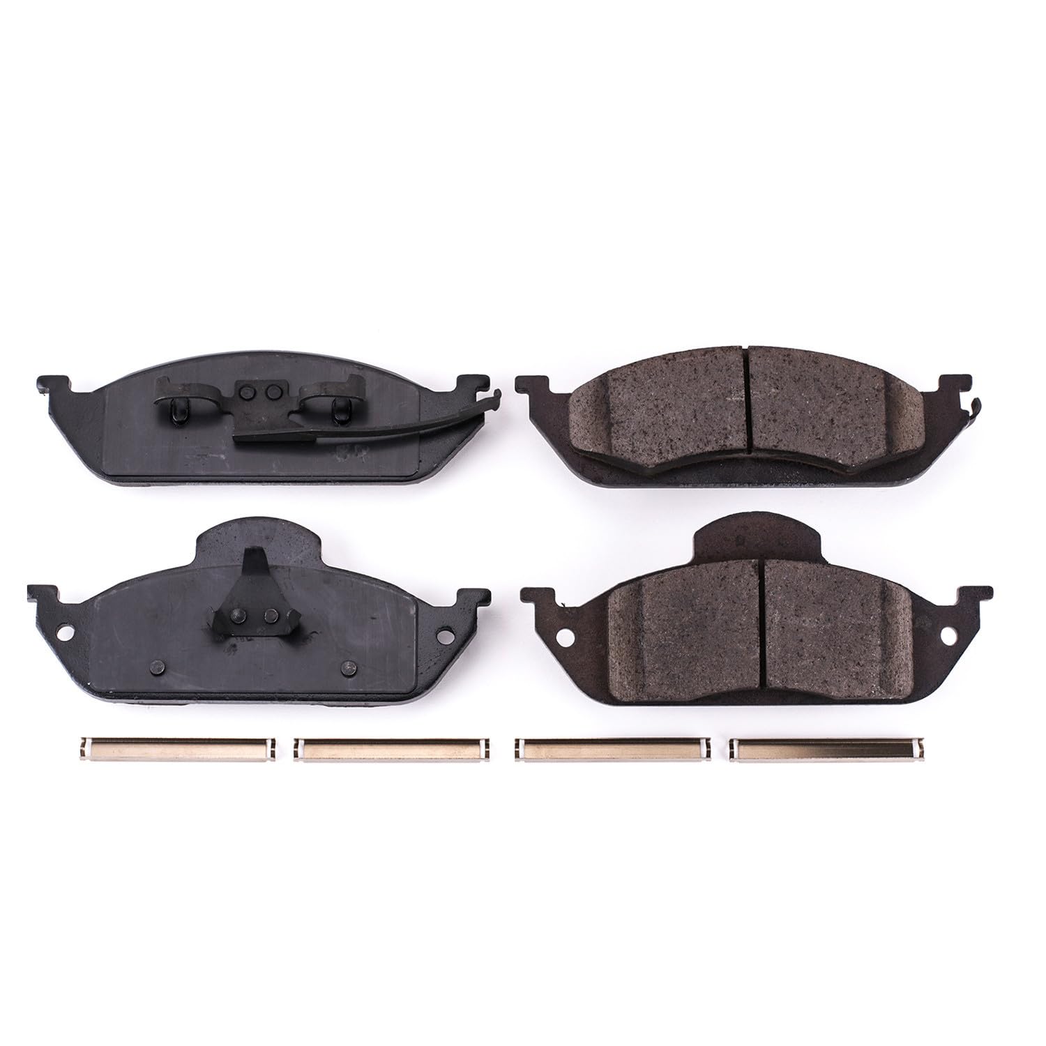 Power Stop Brake Kit Front For Mercedes-Benz ML320 1998-03 |ML350 2003-05 |ML430 1999 - Ceramic Brake Pads With Installation Hardware, 17-760