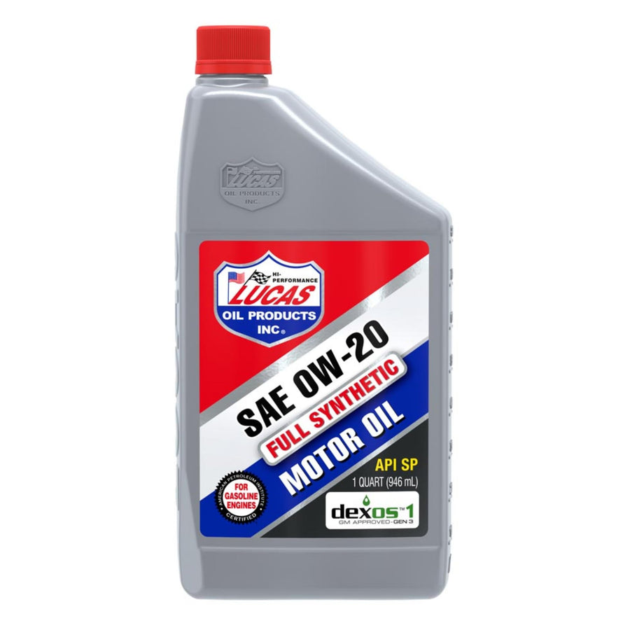 Synthetic 0W-20 Motor Oil Lucas Oil - 1 Quart