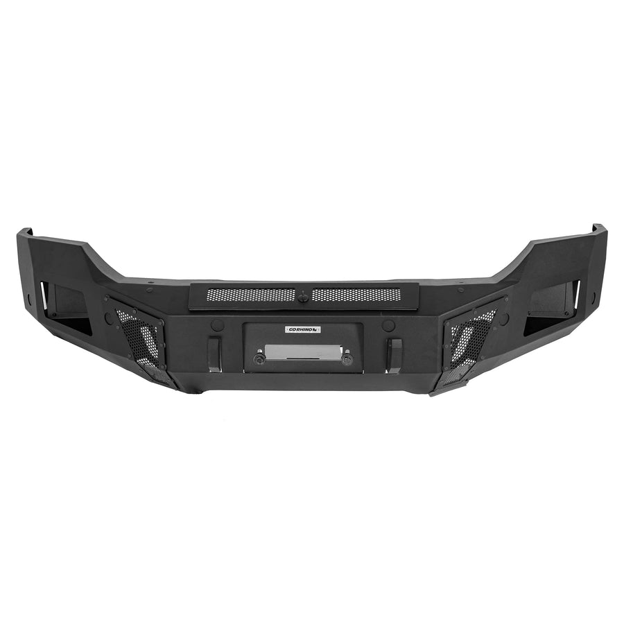 Go Rhino Front Bumper BR6 | Mild Steel, Textured Black | 24131T | Fits 2019-2023 Ram 1500 Classic; 2013-2018 Ram 1500 Excludes Rebel, Warlock, TRX, & Express Models with ParkSense