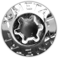 X-Metal Universal Studs, Chrome, Plastic, 5 Pc - PN #6710000-3