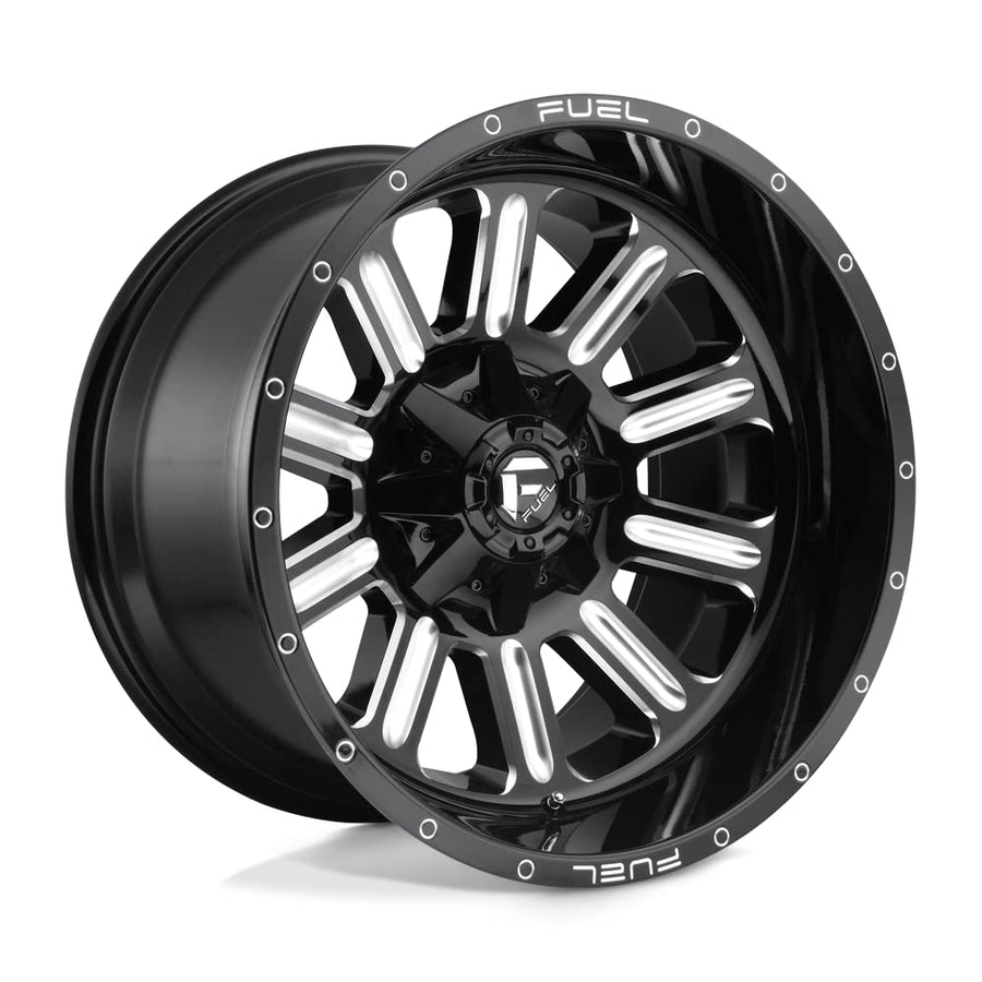 HARDLINE FUEL OFF-ROAD 17X9 8X170 5.04 1mm GLOSS BLACK MILLED - D62017901750