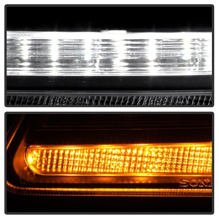 Headlights Spyder Signature (PRO-YD-PB57914-SEQ-L-BK)
