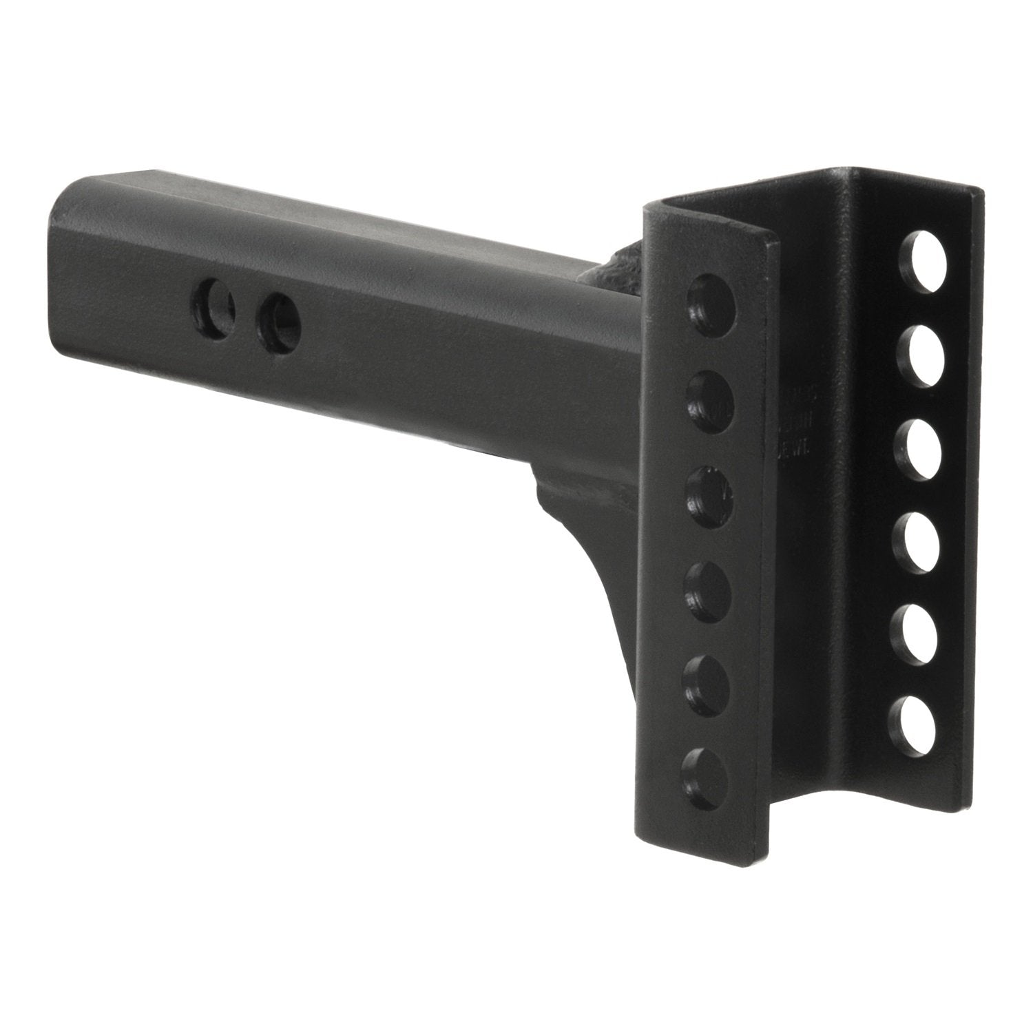 CURT Replacement Shank for Adjustable Trailer Hitch Ball Mount #45901, Fits 2-Inch Receiver, CARBIDE BLACK POWDER COAT