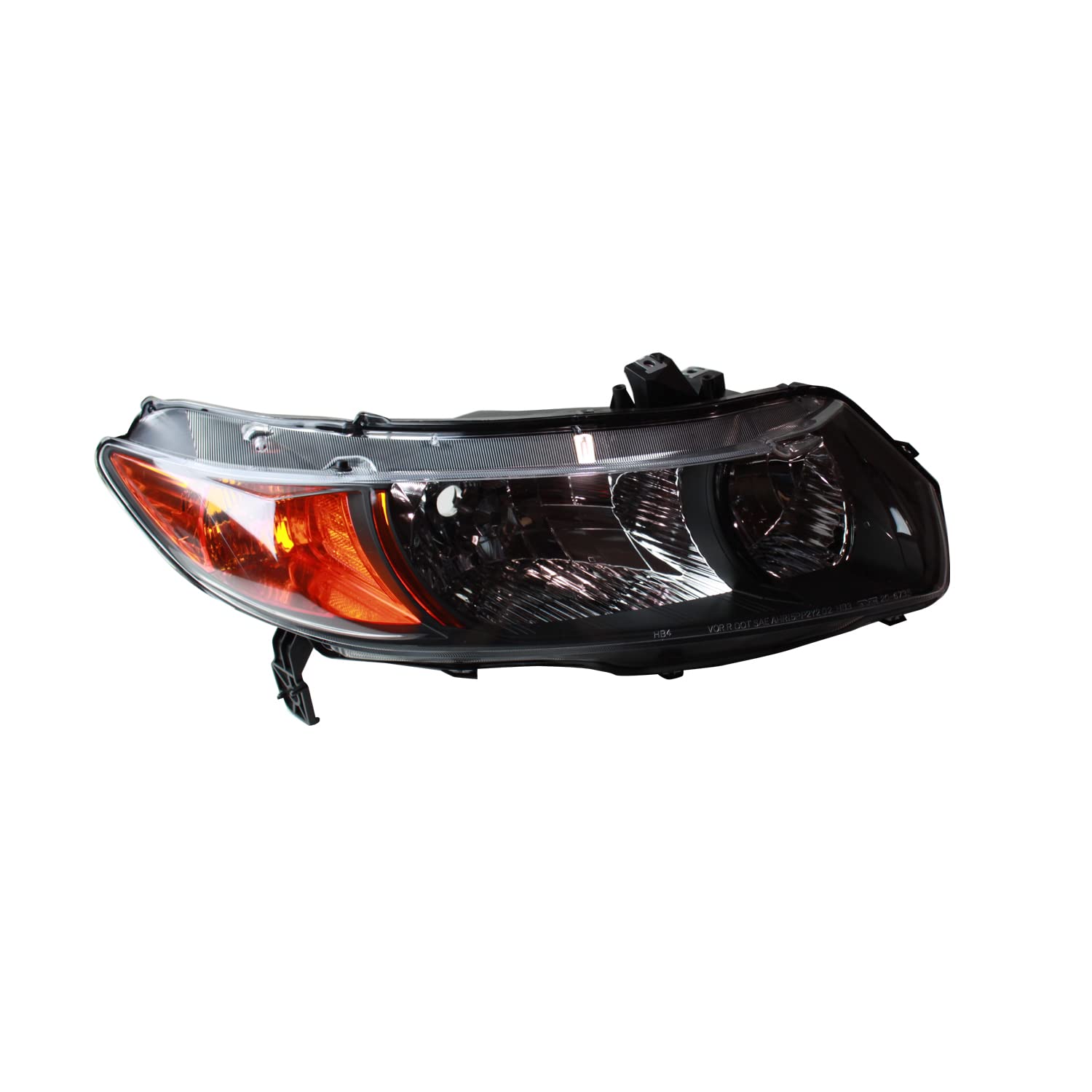 Right TYC Headlight Assembly Compatible with 2006-2007 Honda Civic