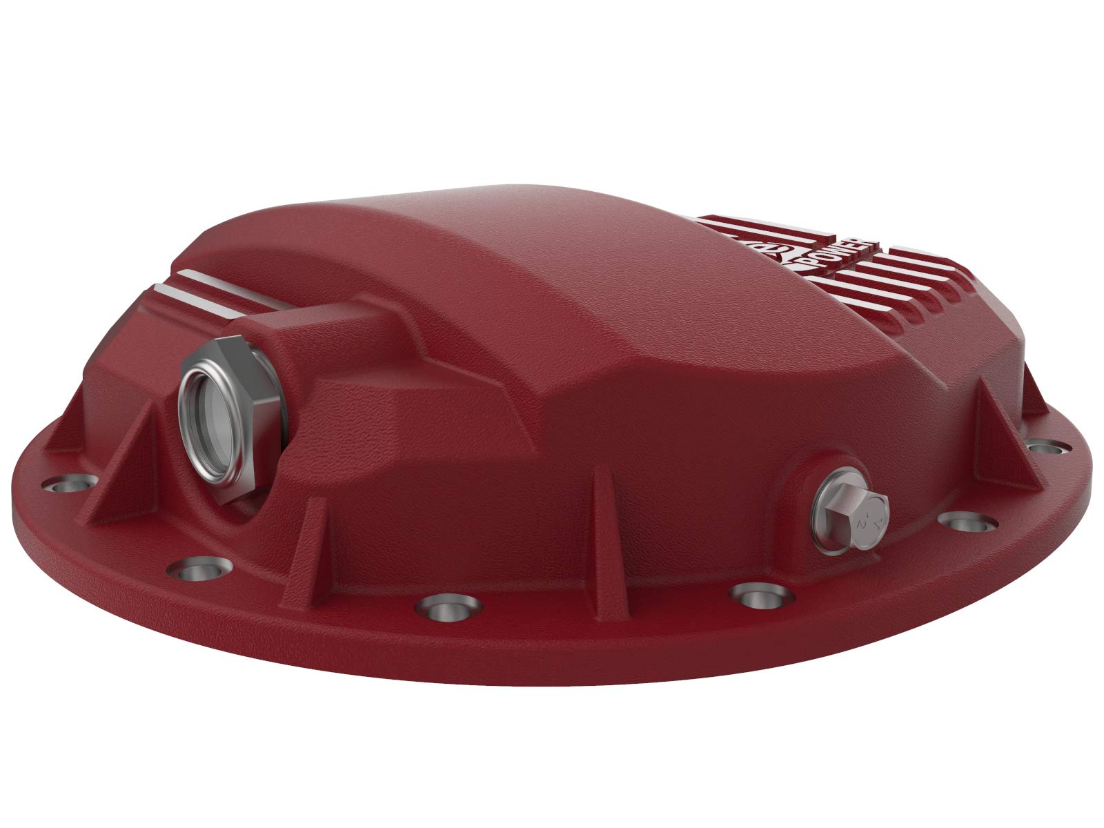 aFe POWER Rear Differential Cover Pro Series Red w/Machined Fins - #46-71140R - GM Gas Trucks/SUV's 19-24 (GMCH 9.5)