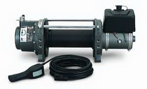 30279 WARN Series 9 Industrial Hydraulic Winch , Black