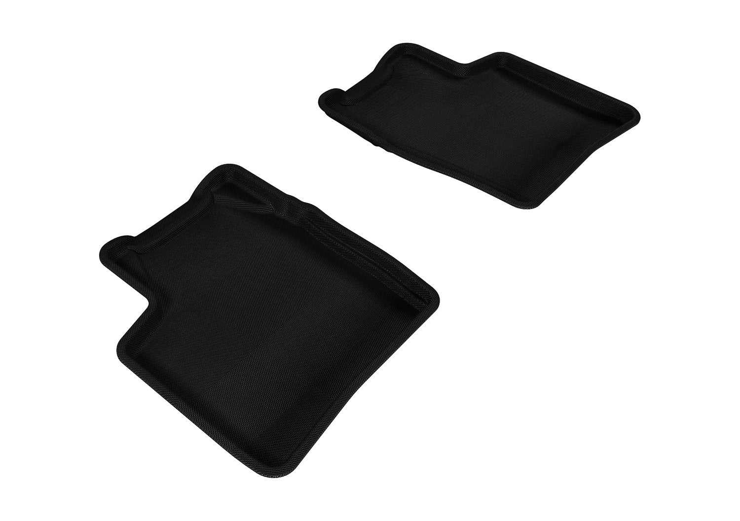 Kagu Floor Mat (Black) 3D MAXpider Compatible with Toyota Prius 2004-2009 - R2