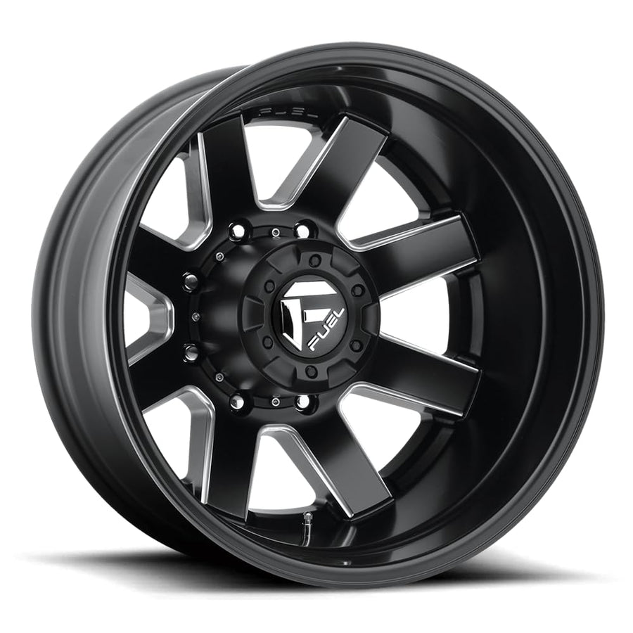 D538 22X8.25 8X6.5 MT-BLK-MIL Fuel -195MM - 1PC D53822827225