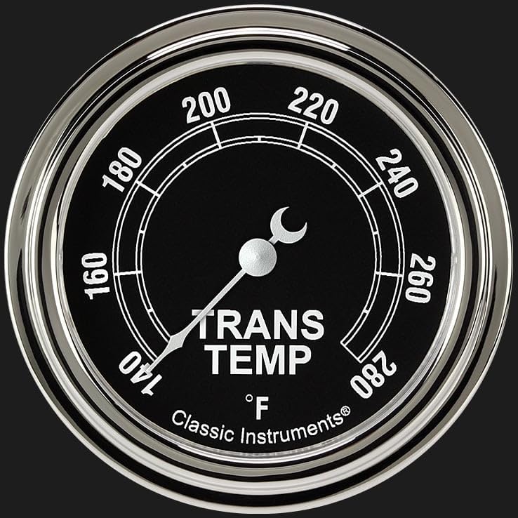 TR327SLF Classic Instruments Traditional 2 5/8" Transmission Temperature Gauge