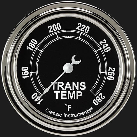 TR327SLF Classic Instruments Traditional 2 5/8" Transmission Temperature Gauge