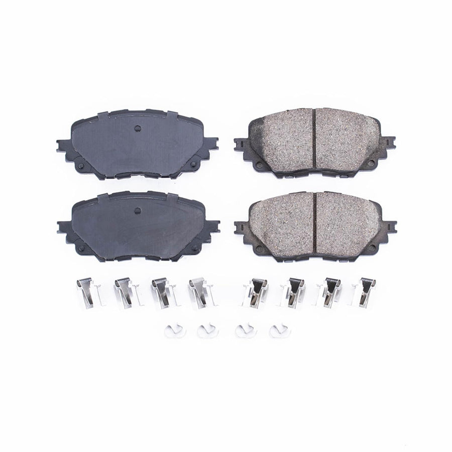 Power Stop Brake Kit Front For Fiat 124 Spider 2017-20 | Mazda MX-5 Miata 2016-25 - Ceramic Brake Pads With Installation Hardware, 17-1903