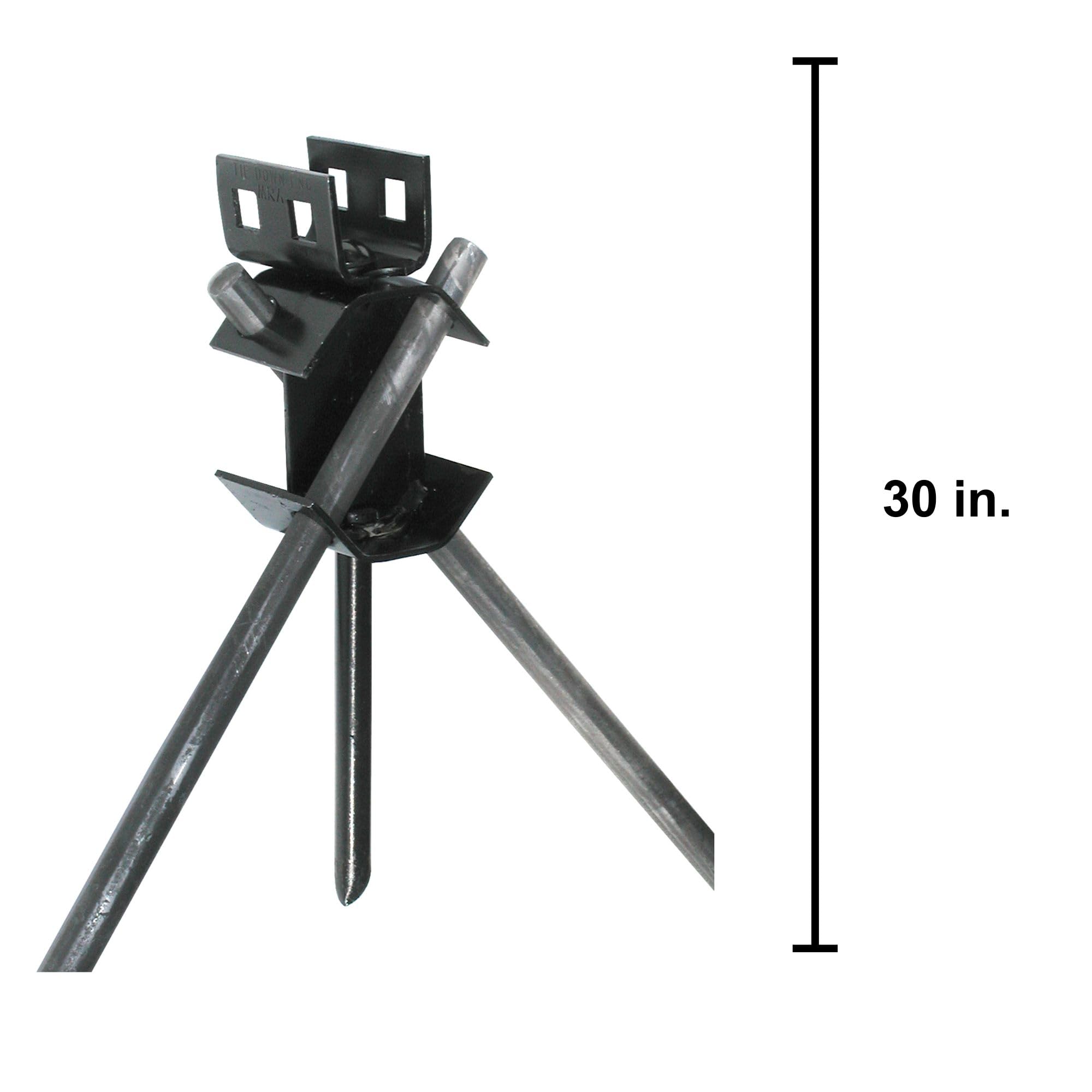 Cross Drive Tie Down Rock Anchor – Heavy-Duty 30” Anchor with Swivel Head for Secure Rock Installation 1 in Box
