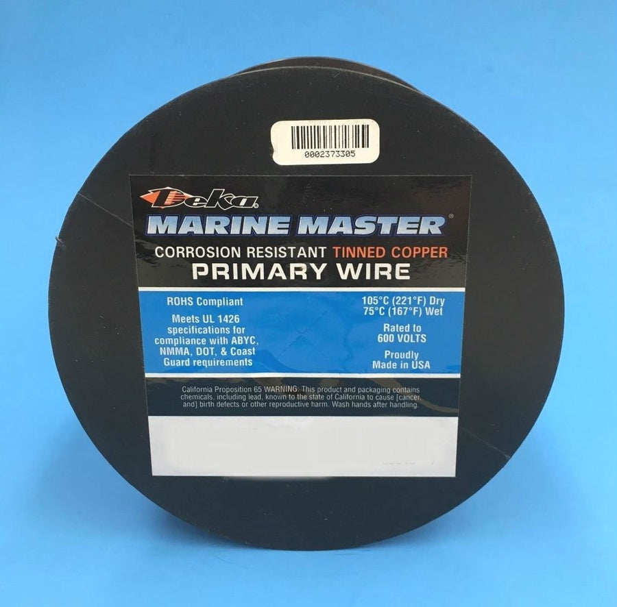 Marine Deka 16AWG RED Tinned Copper Boat Stranded Wire 100 Feet Made in USA
