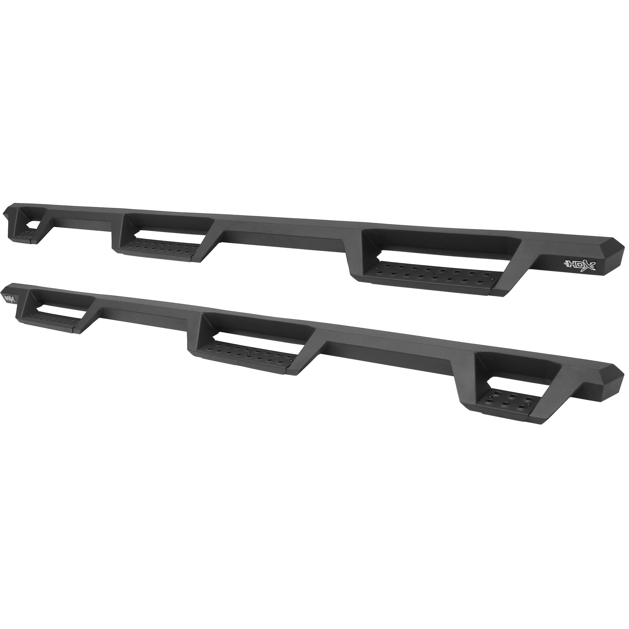 Westin HDX 56-534015 Drop Wheel to Wheel Nerf Bars fits 1999-2016 F250 F350 F450 F550 Crew Cab 6'75" Bed Textured Black Pair