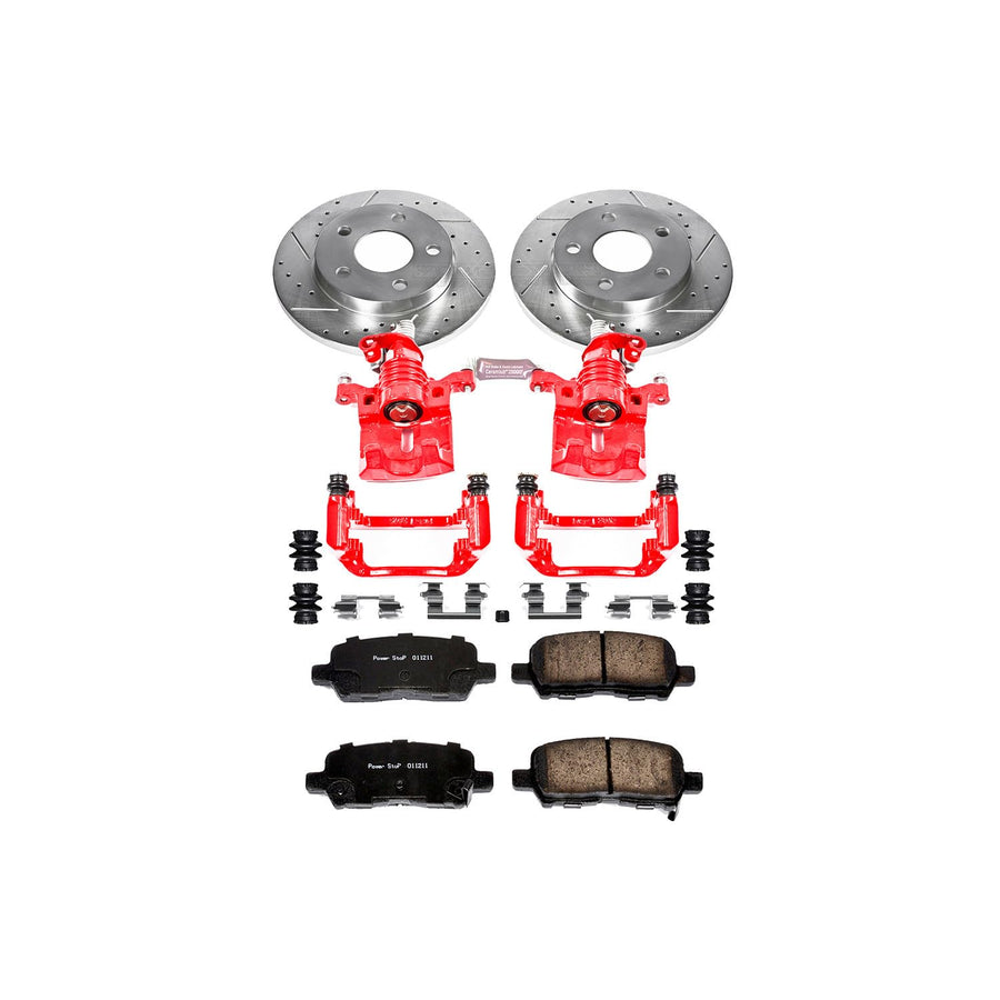 1-Click Performance Brake Kit Power Stop (KC1602A) with Calipers For Buick Allure, Buick LaCrosse, Chevrolet Impala, Chevrolet Impala Limited, Pontiac Grand Prix [Model Specific]