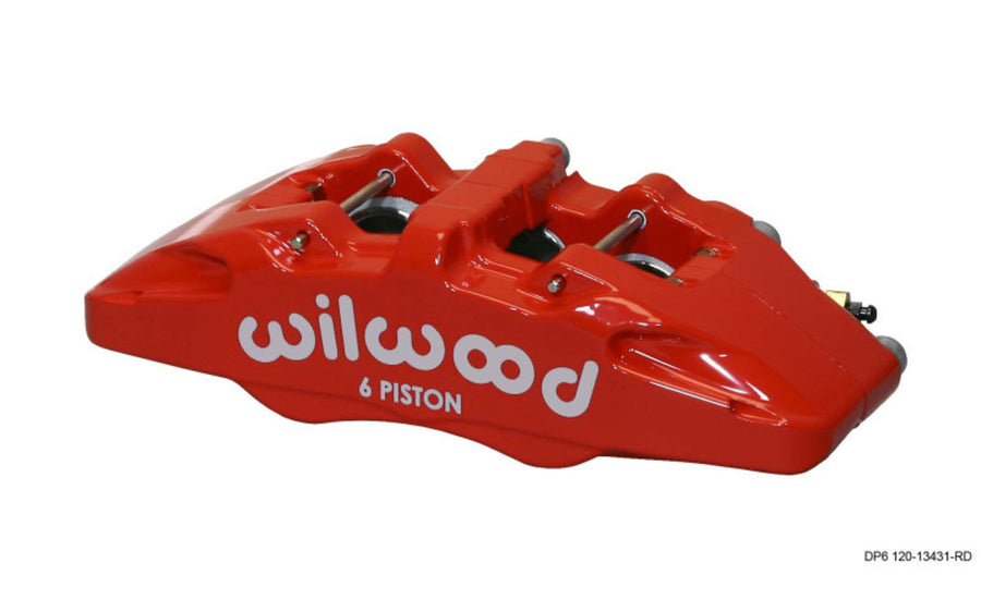 DP6A Caliper-Forged, 5.25" mt.-Red-L/H