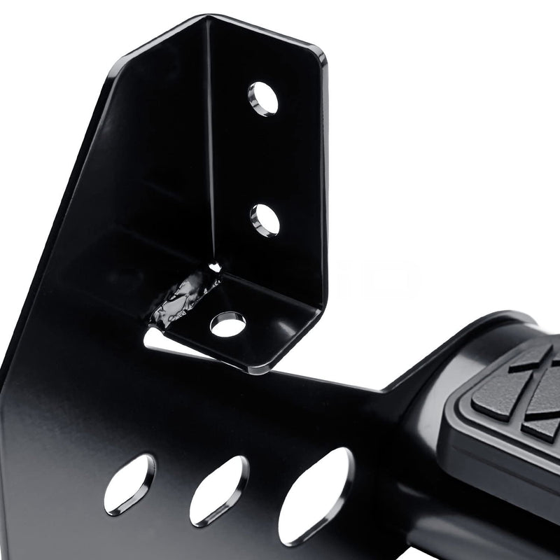 Steelcraft Universal Side Drop Step 4 in. Wide Round Tube Black Powdercoat 200010 Side Drop Step