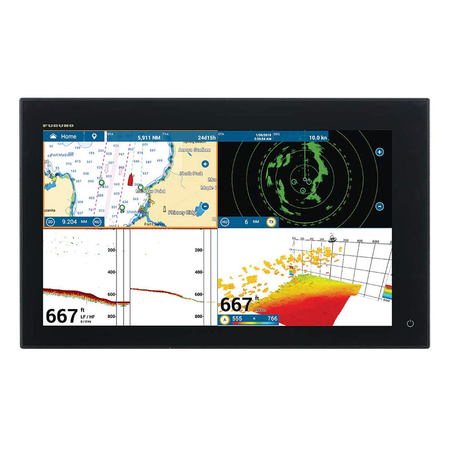 NavNet Furuno TZtouch3 19" MFD w/1kW Dual Channel Chirp Sounder