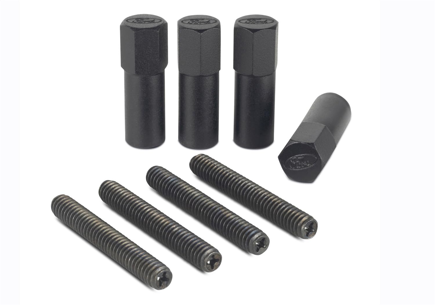 Valve Cove Bolt Kit Ford 4pk Black w/Ford Logo