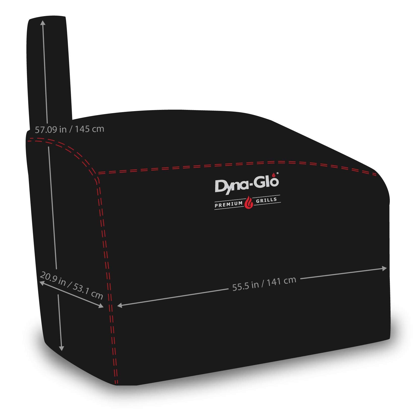 Dyna-Glo Barrel Charcoal Grill Cover DG730CBC, Black