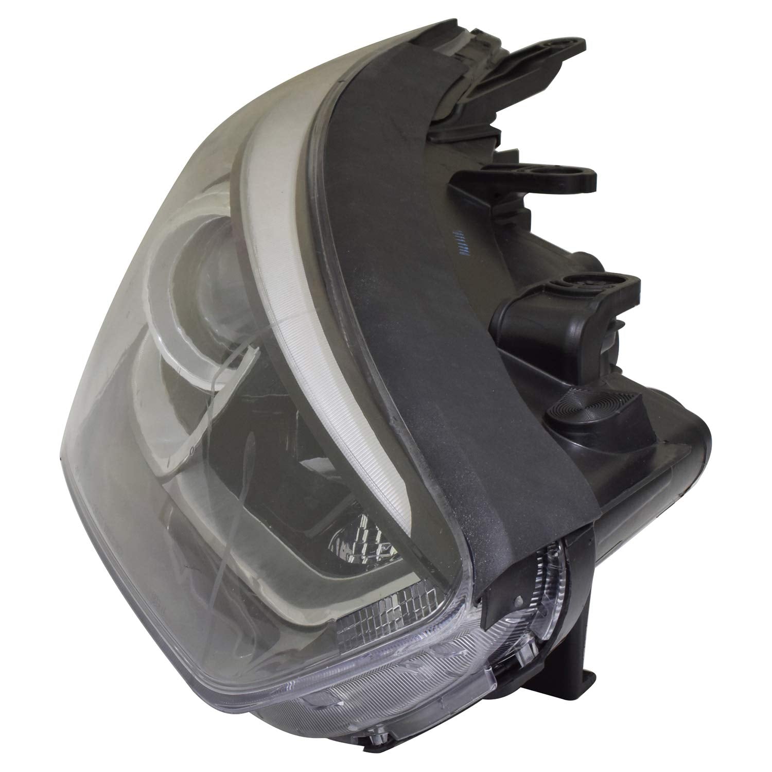 Right TYC Headlight Assembly Compatible with 2017-2018 Hyundai Santa Fe