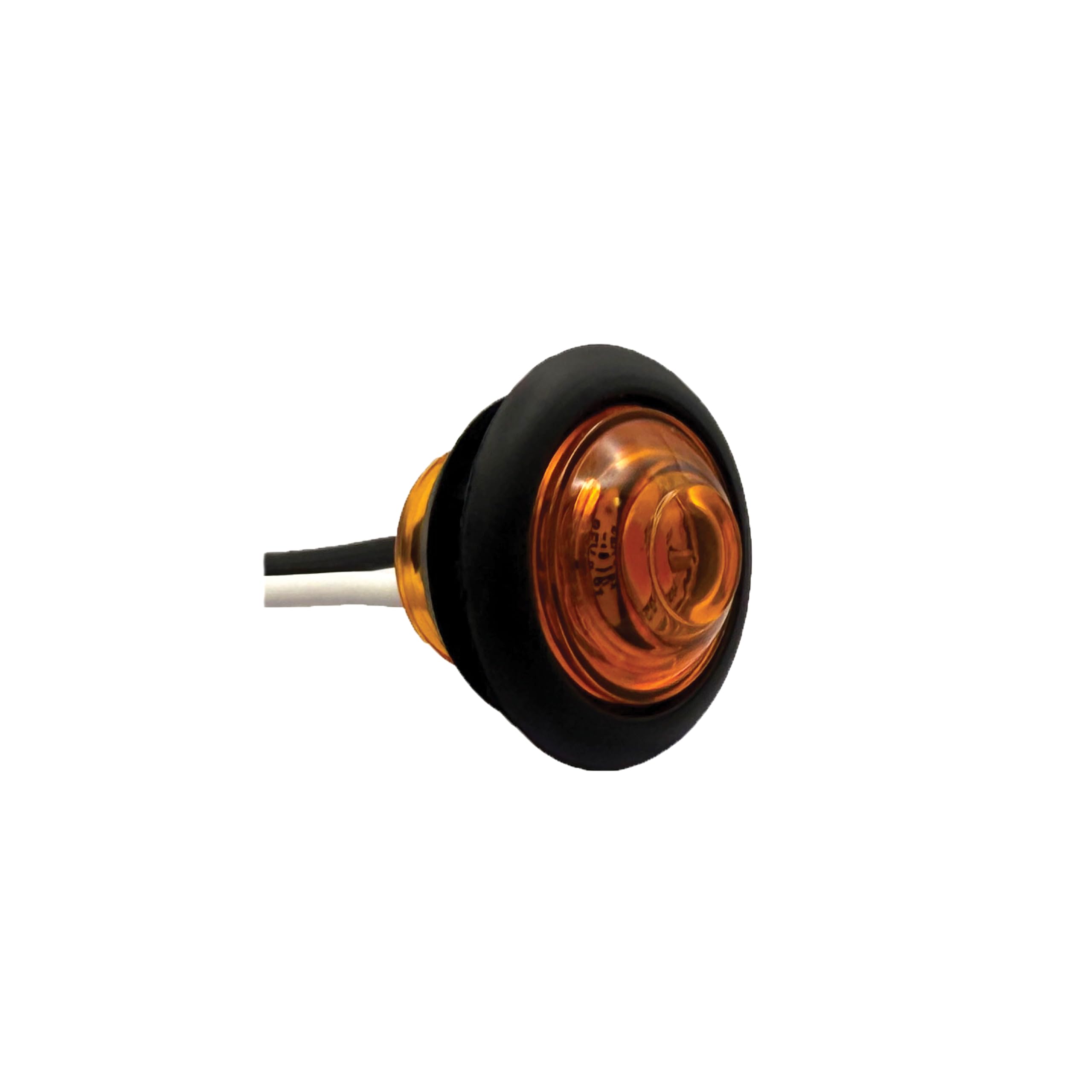 Amber RV Designer L922 Round PC-Rated LED Marker Light, DOT‑Compliant