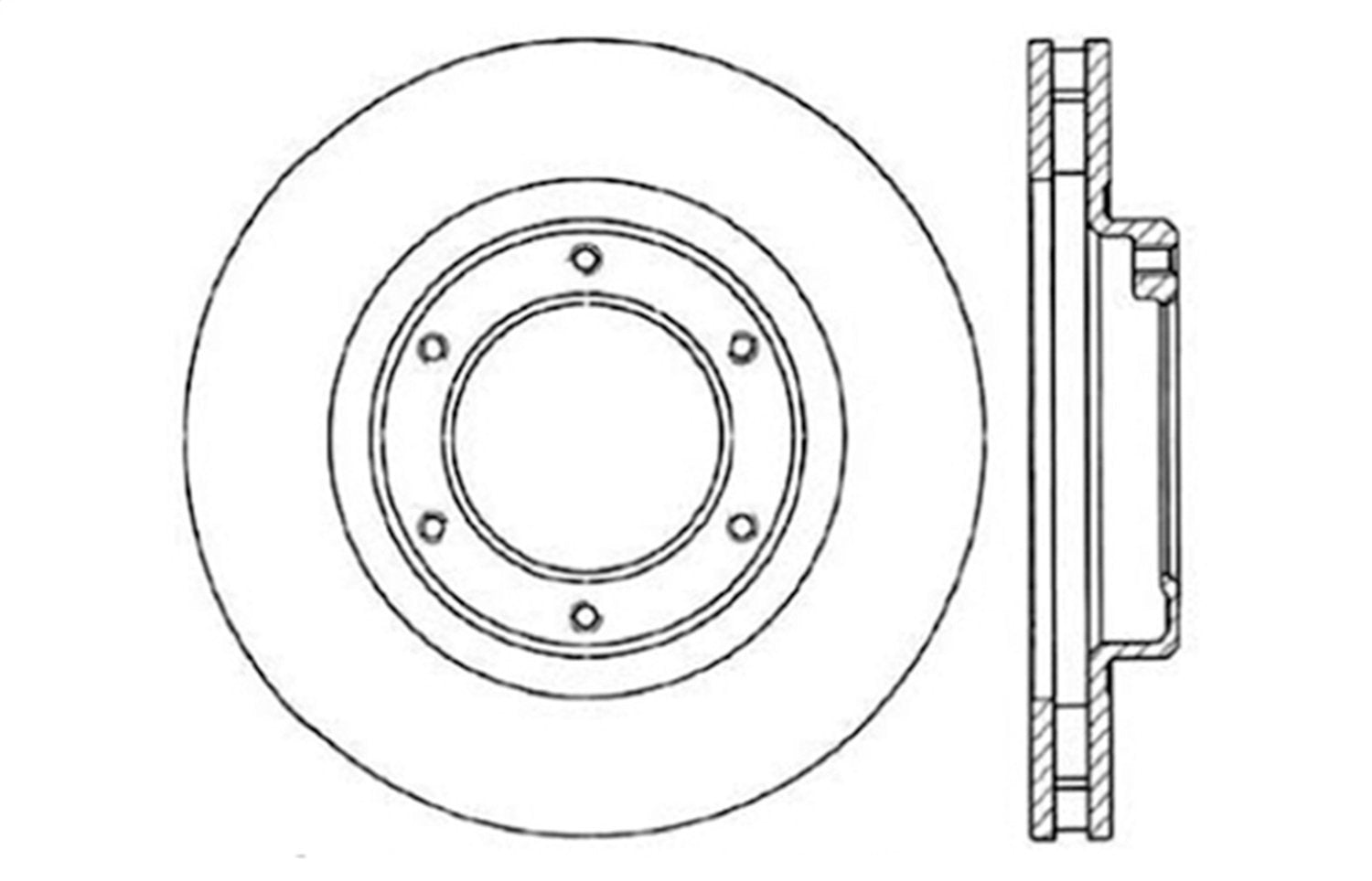 Sport Drilled/Slotted Brake Rotor StopTech 127.44093L (Front Left), 1 Pack