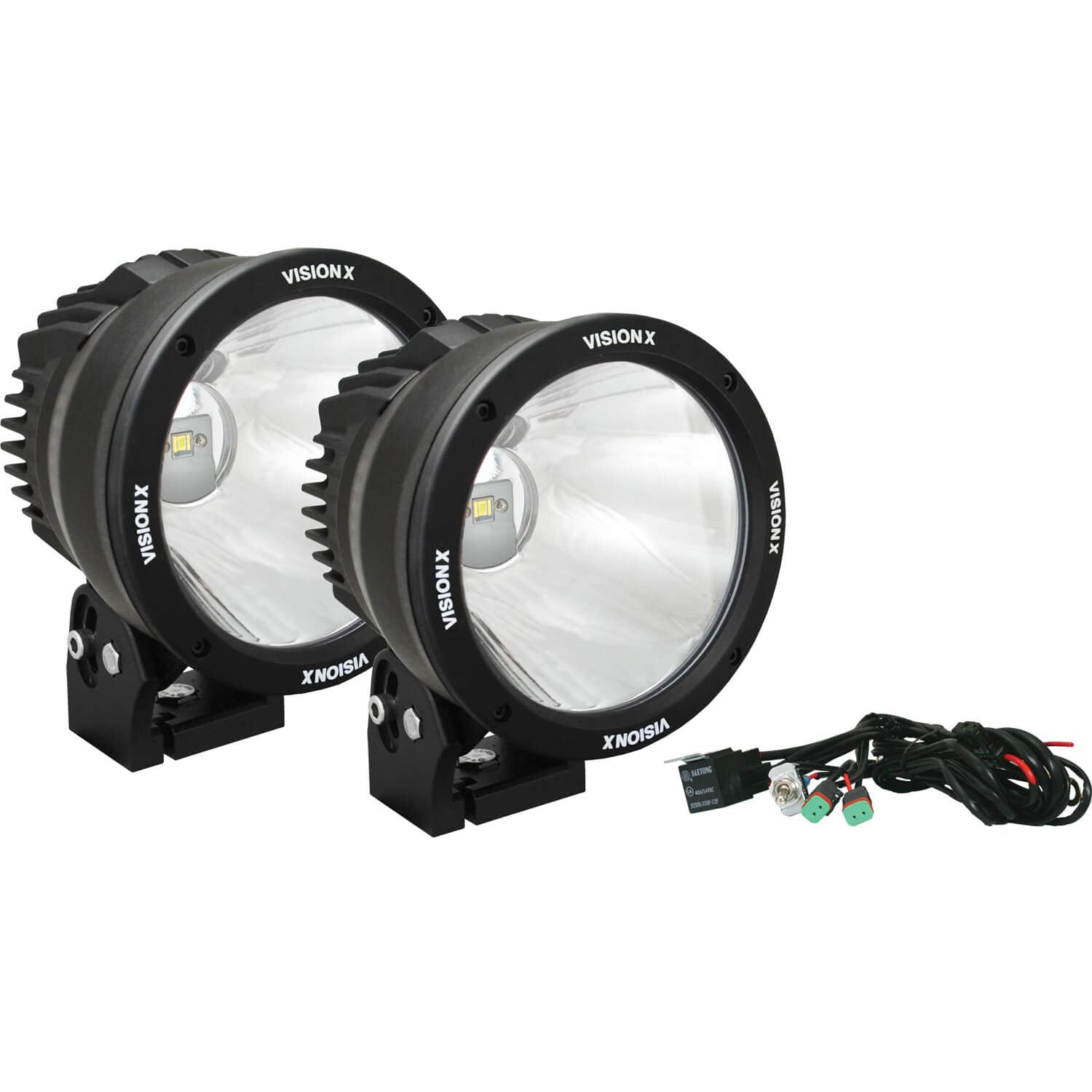 Cannon Black Vision X Lighting 9888545 6.7" 50W Narrow LED Spot Light Kit