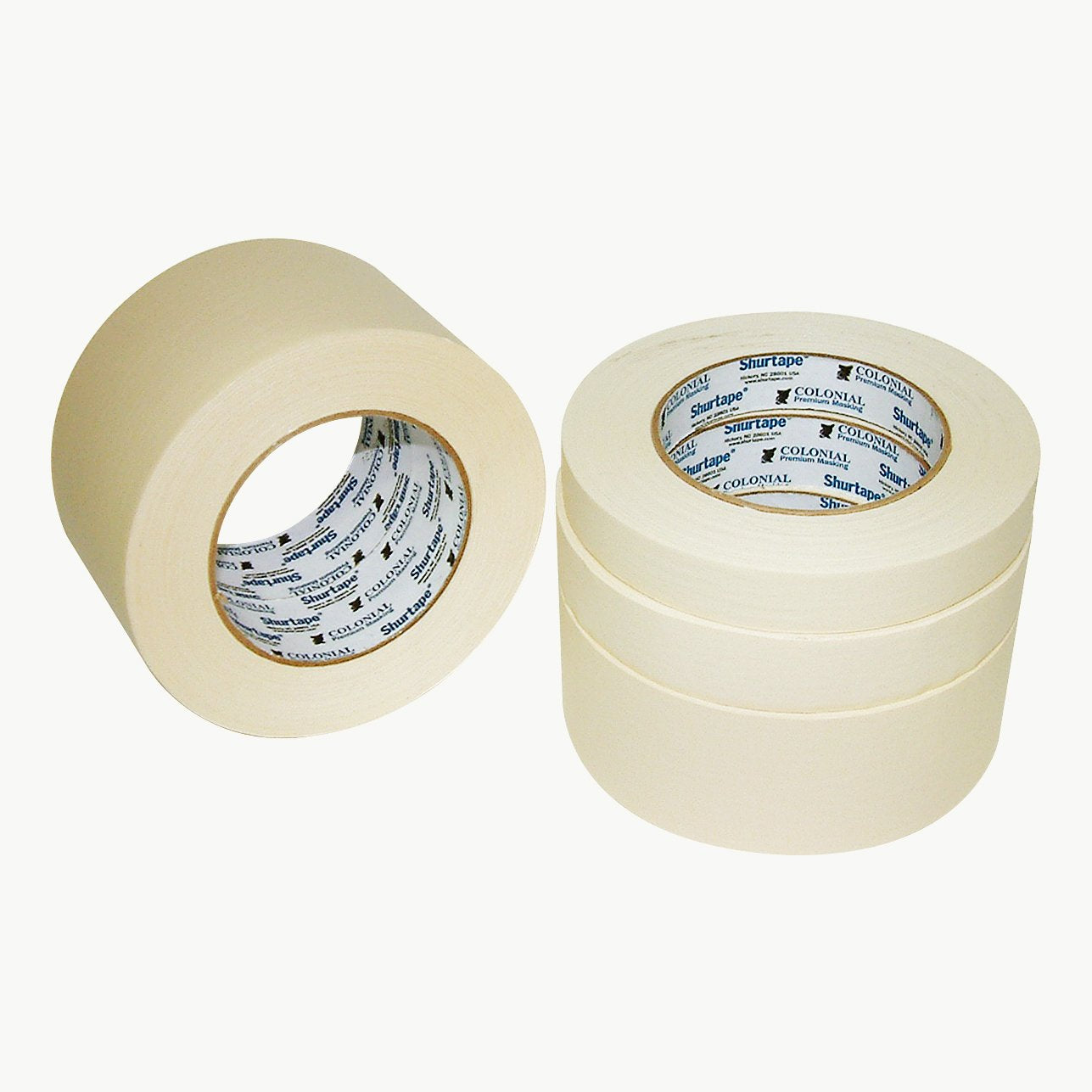 Colonial Shurtape Premium Grade Masking Tape (COL-00): 1-1/2 in. x 60 yds. (Natural)