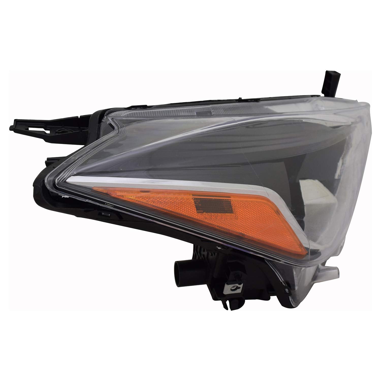 Right TYC Headlight Assembly Compatible with 2018-2019 Nissan Kicks