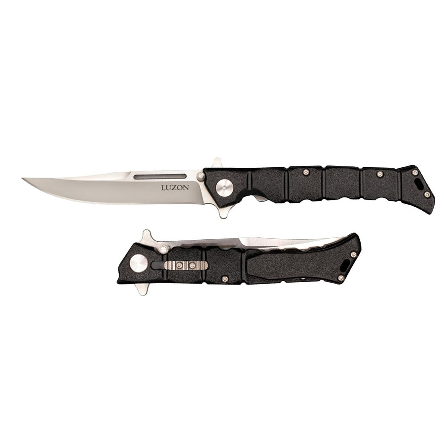 Cold Steel 4" Medium Luzon 8Cr13MoV Razor-Sharp Clip Point Blade 5" GFN Handle Tactical EDC Folding Knife, Blister Pack
