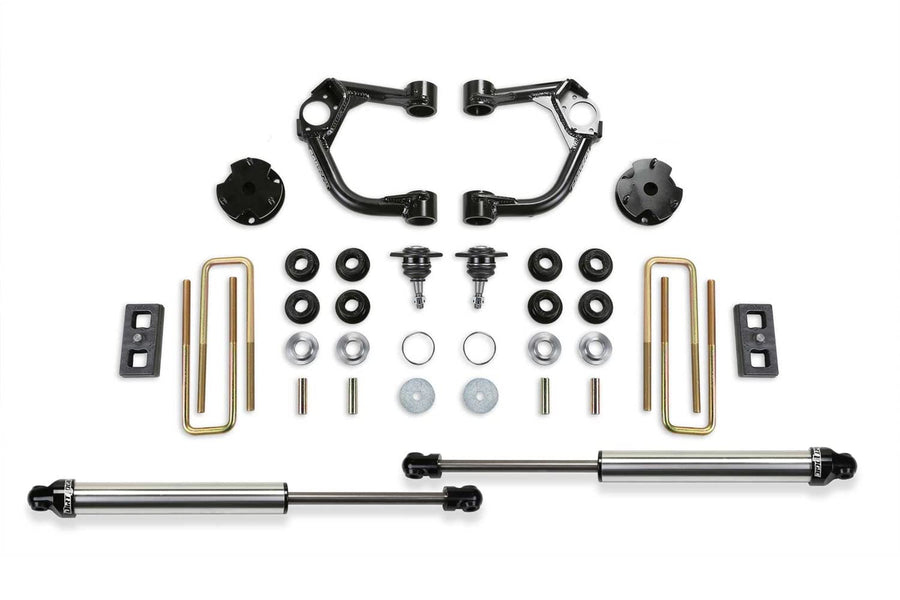 Fabtech Ball Joint K2322DL Control Arm Lift System 3.5 in. Lift w/Dirt Logic 2.25 Resi Rear Shock w/o Intrusion Beam Kit Incl. PN [FTS22293/FTS811482] Lift System