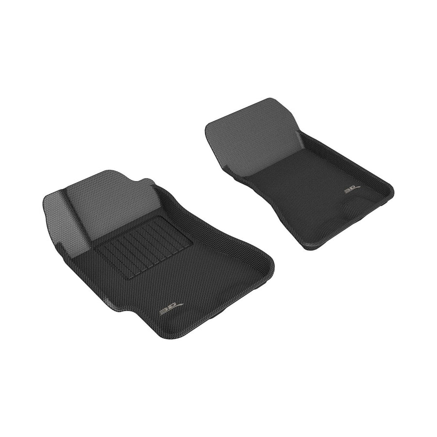 3D MAXpider Kagu Custom Fit Floor Mat (Black) Compatible with Subaru Impreza Sedan 2002-2007 - Front Row
